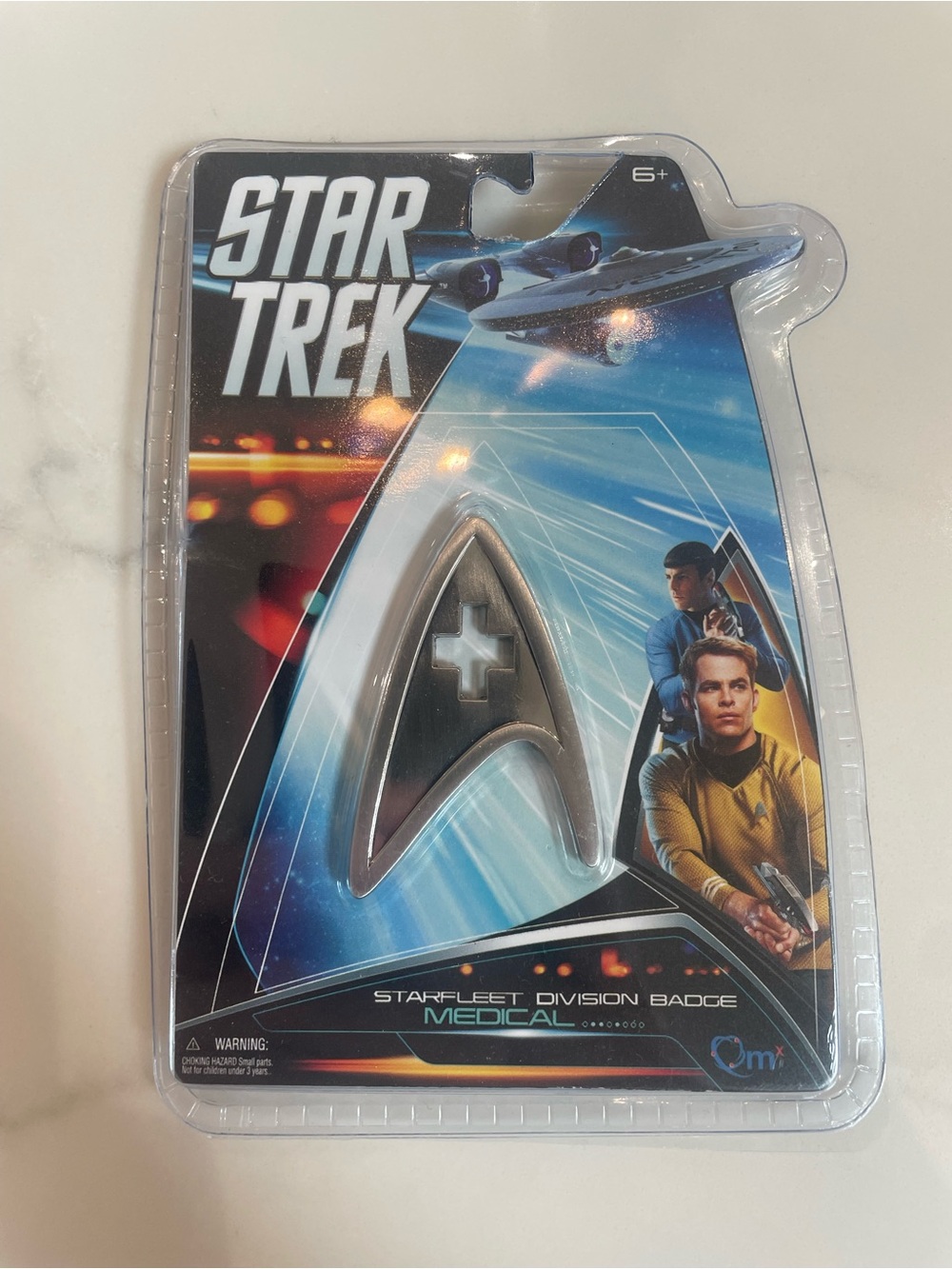 Quantum Mechanix Star Trek Starfleet Division Medical badge pin